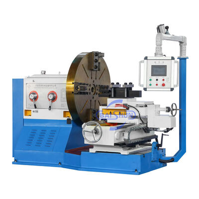 China Ekonomi Horizontal konvensional menghadap mesin bubut dengan 1600 mm Max. Diameter berputar dan 1200mm Chuck Diameter untuk tugas menengah Machining