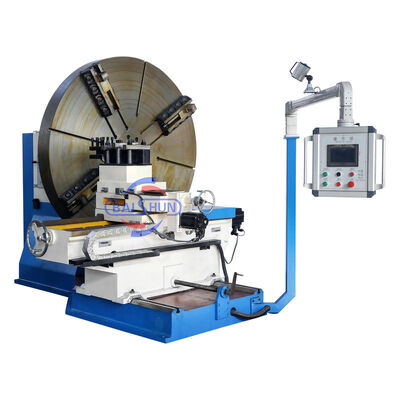 Heavy Duty Face Lathe Machine dengan 2500mm Max. Berputar Diameter 2000mm Chuck dan 15kW Spindle Motor untuk Flange Turning