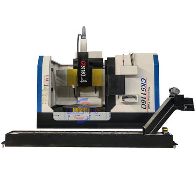Ck5116 CNC presisi tinggi satu kolom vertikal mesin bubut Flange Putar mesin bubut