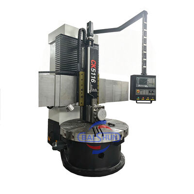 Heavy Duty CK5116 Single Column CNC Vertical Lathe For Valve Manufacturing