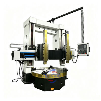Alat pemotong Ram persegi yang kuat Post CNC Vertikal Lathe Untuk Membuat Silinder